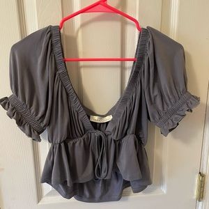 tie front American Threads top